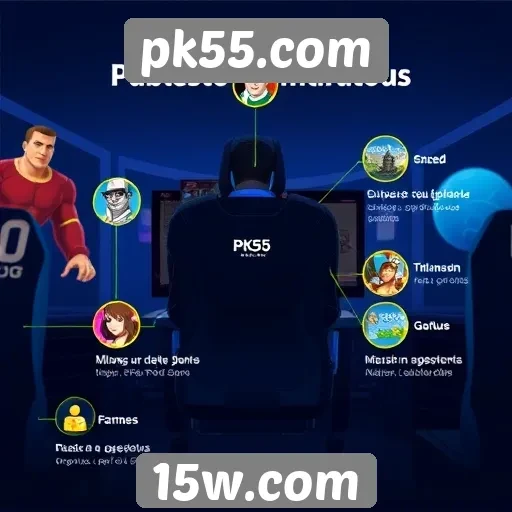 Exploração das principais funcionalidades do pk55.com